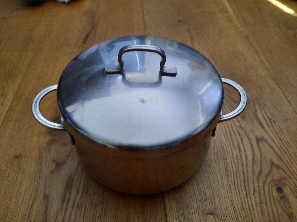 FISSLER KOOKPAN 16 CM JEUNESSE, Ophalen of Verzenden, Gebruikt, Rvs, Kookpan of Snelkookpan
