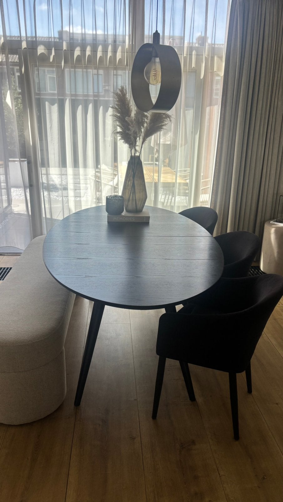 Complete eethoek design (vraag naar losse stuk prijs), Huis en Inrichting, Ophalen, Zo goed als nieuw