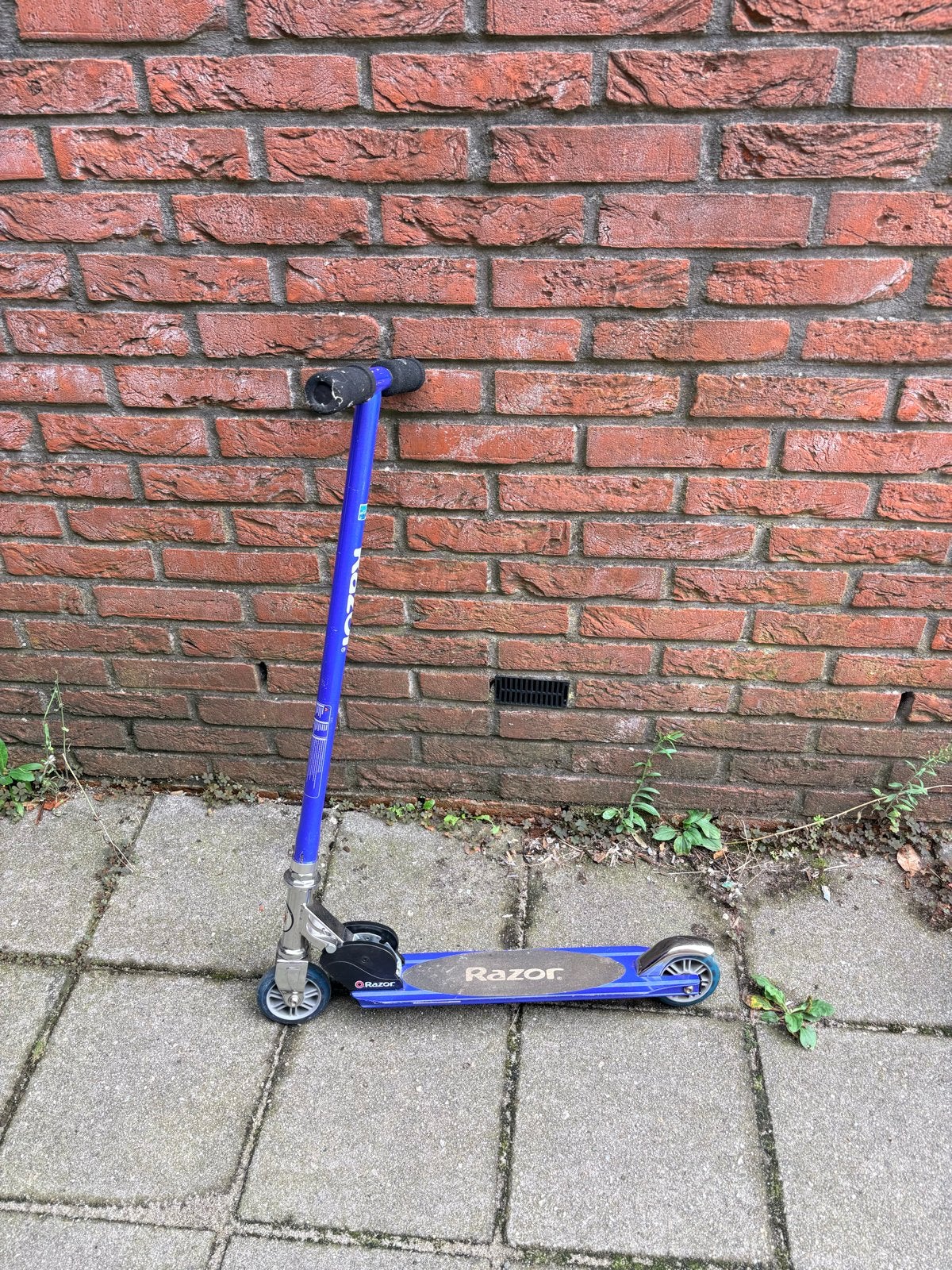 Blauwe inklapbare step - Razor S sport, Ophalen of Verzenden, Gebruikt, Gewone step