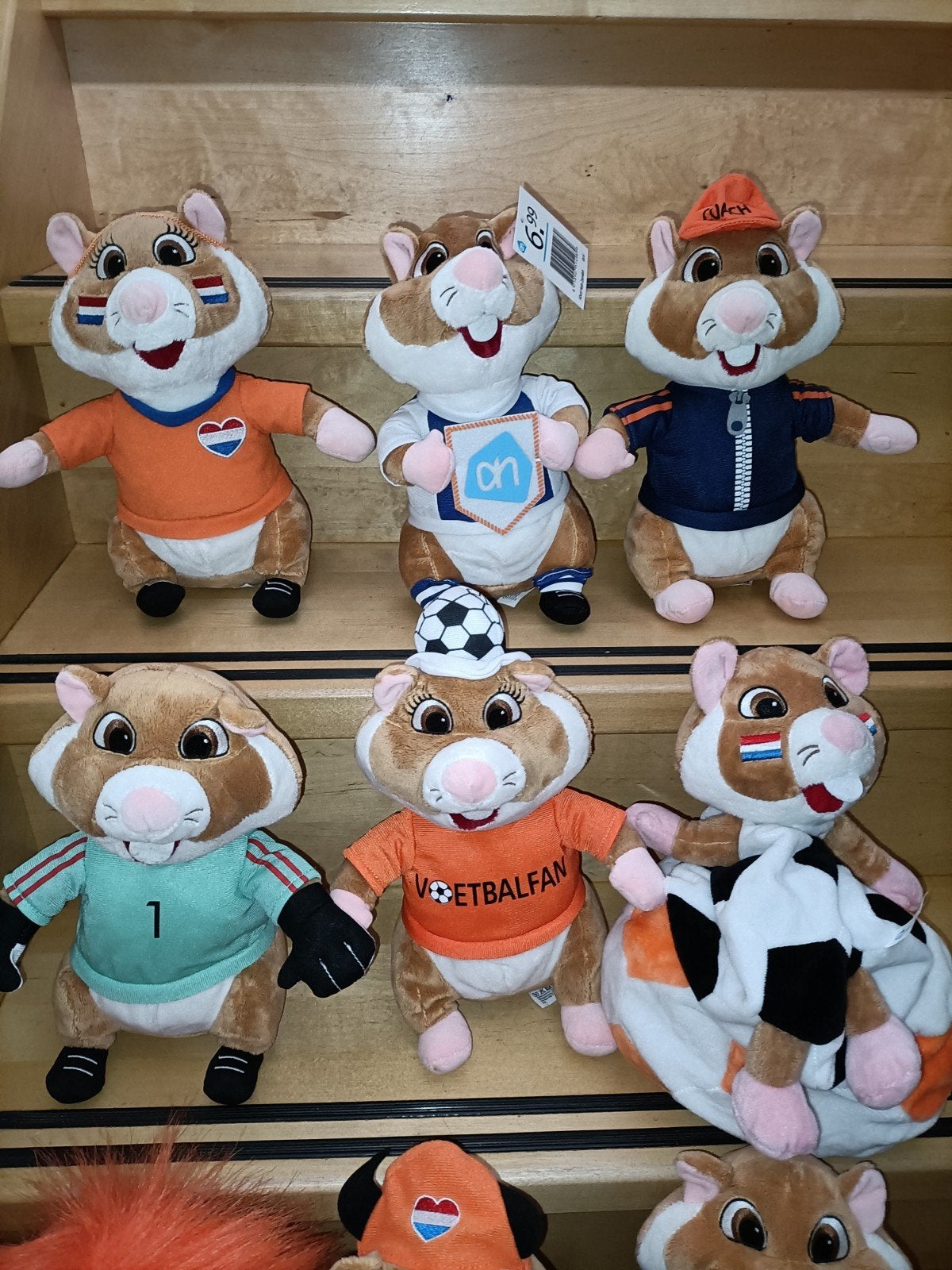 9 x ah hamster voetbal  hamsters, Ophalen of Verzenden, Zo goed als nieuw, Overige typen
