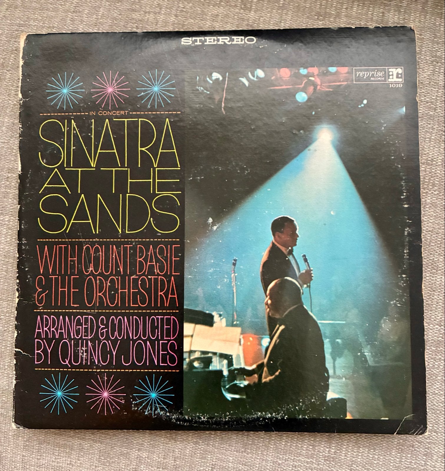 Frank Sinatra - Sinatra at the Sands LP (1966), Gebruikt, Overige genres, Originele persing, Ophalen of Verzenden