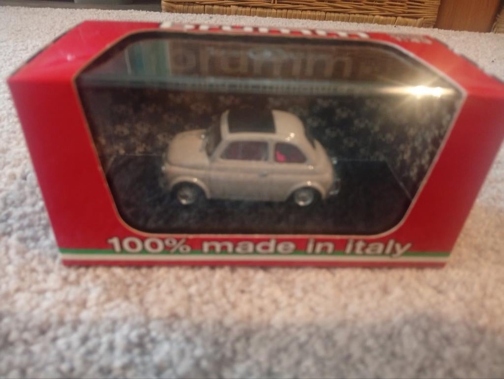 Brumm Fiat 500F 1965 Limited Edition nr:R455-10 1:43, Ophalen of Verzenden, Zo goed als nieuw, Auto, Overige merken