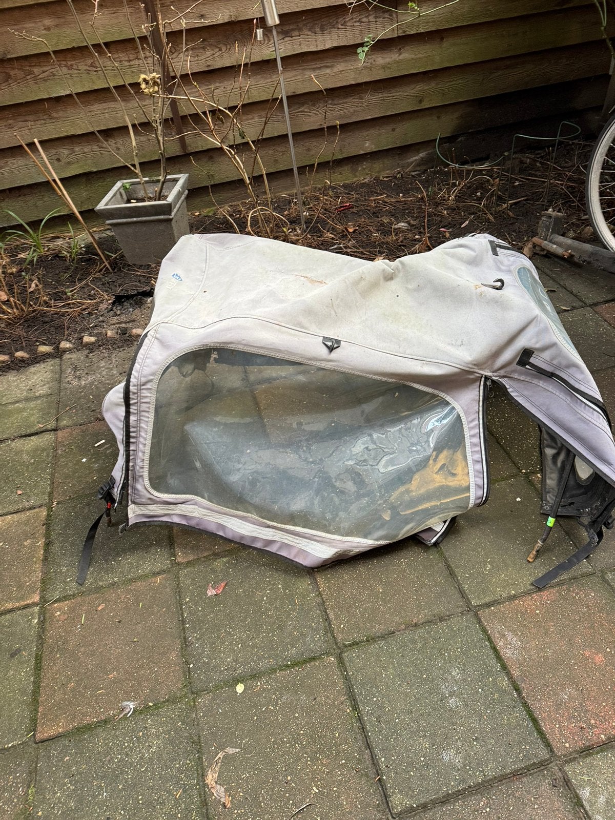 Te koop huif voor bakfiets, Fietsen en Brommers, Ophalen, Gebruikt, 4 kinderen of meer, Huif