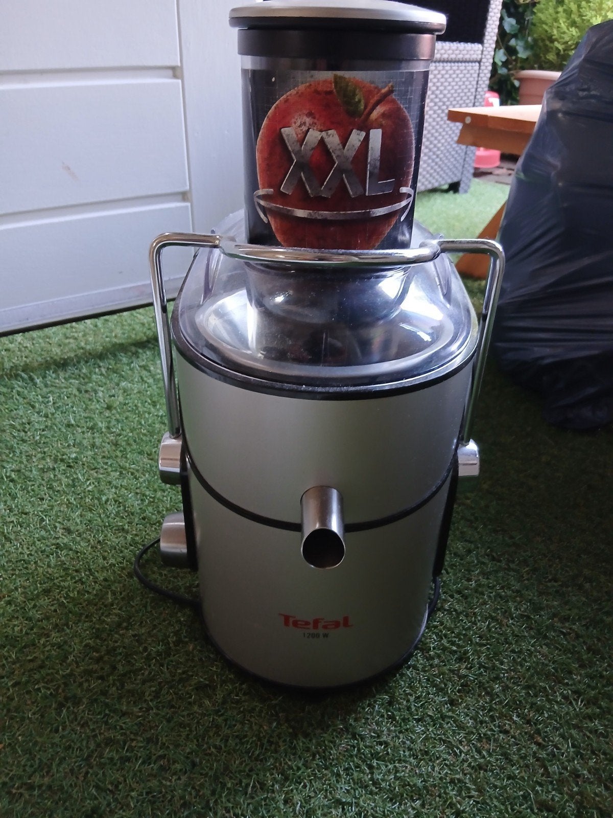 Tefal Sapcentrifuge 1200W - Krachtige Juicer, Witgoed en Apparatuur, Juicers, Ophalen of Verzenden, Gebruikt, Elektrisch, Sapcentrifuge