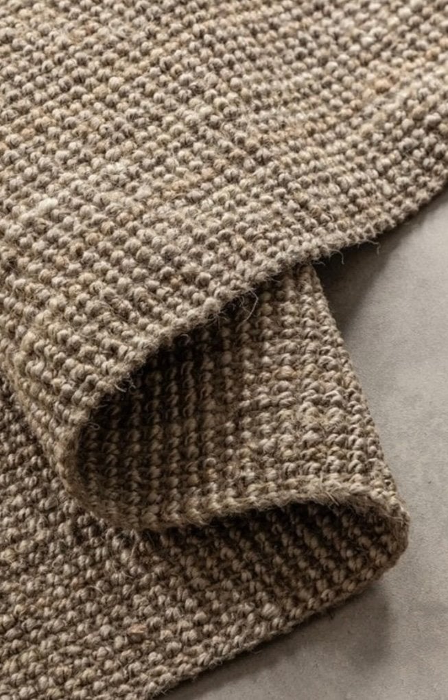 Jute vloerkleed 160x230 cm, Ophalen, 150 tot 200 cm, Rechthoekig, Nieuw