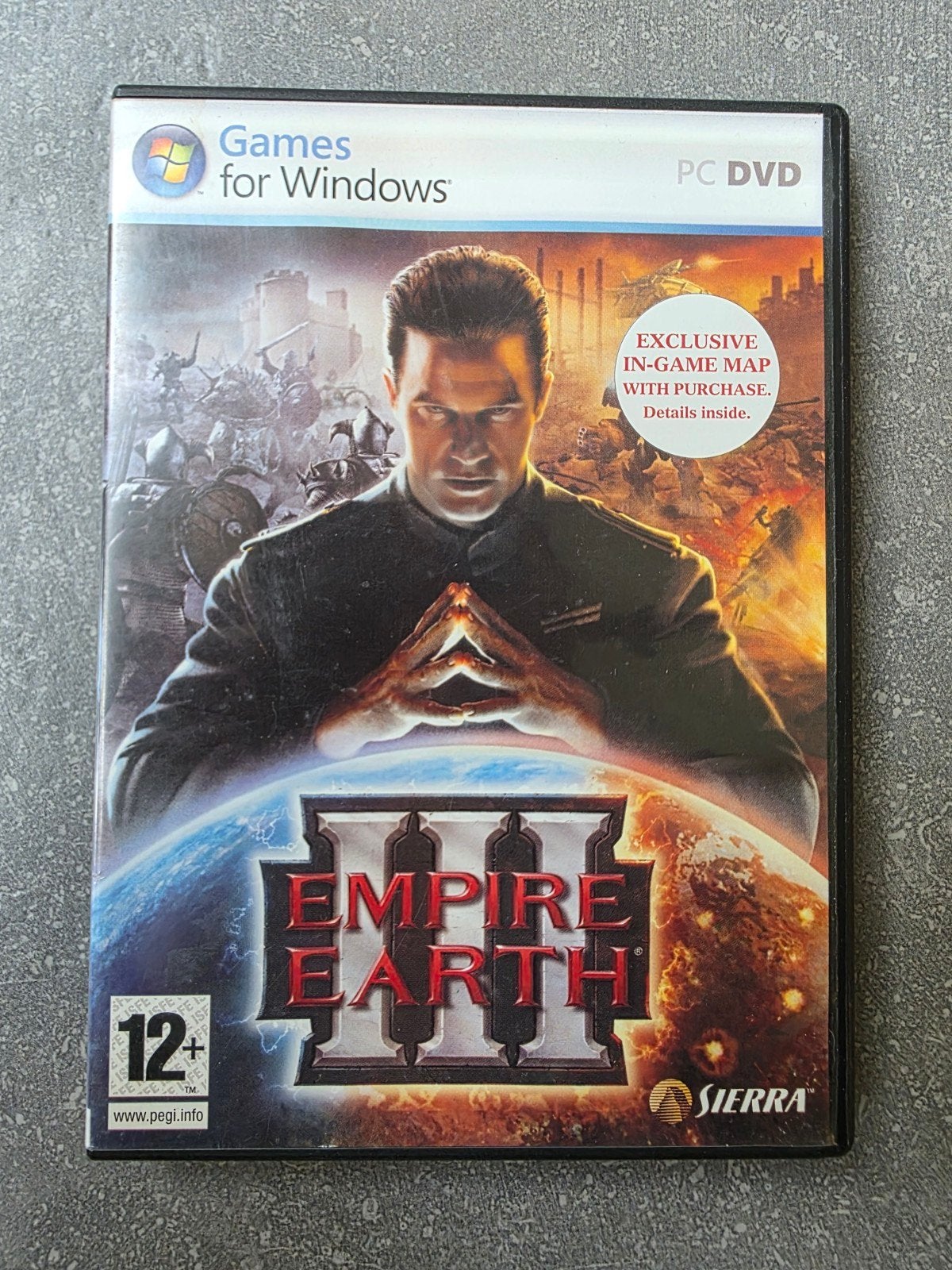 Pc game Empire Earth III

Game in een goede staat

Empire Ea, 1 speler, Ophalen of Verzenden, Zo goed als nieuw, Strategie en Constructie