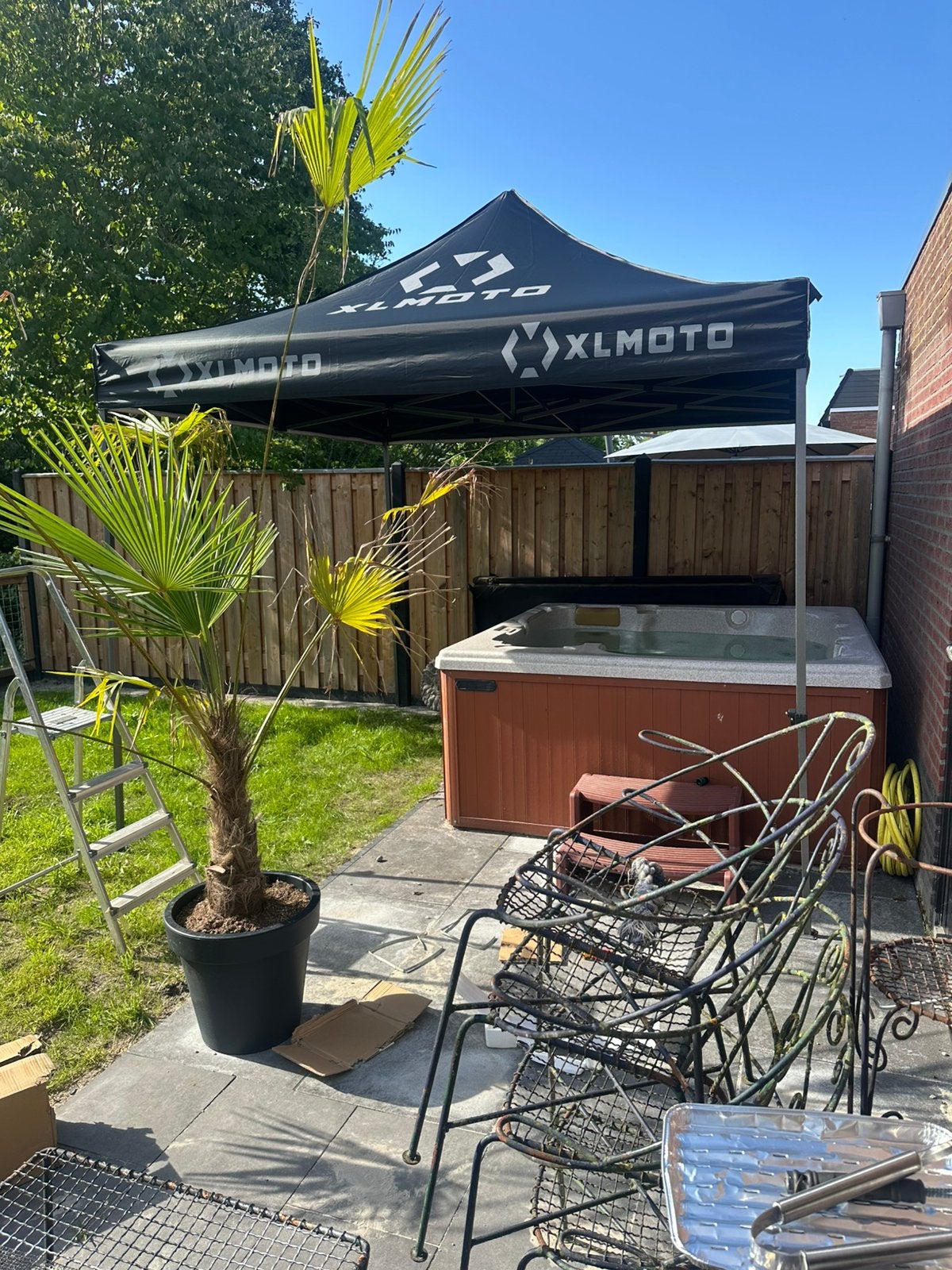 Tent 3x3m xl moto/24mx, Ophalen, Partytent, Minder dan 4 meter, Nieuw