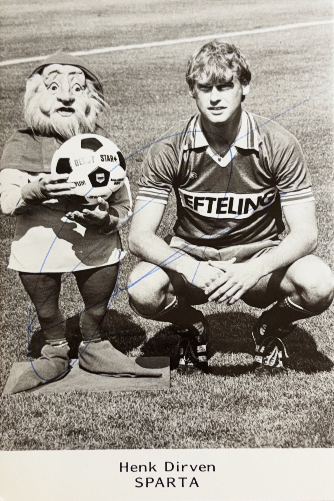 Spelerskaart Henk Dirven - Sparta Rotterdam - seizoen 82/83, Verzenden, Zo goed als nieuw, Sparta, Spelerskaart