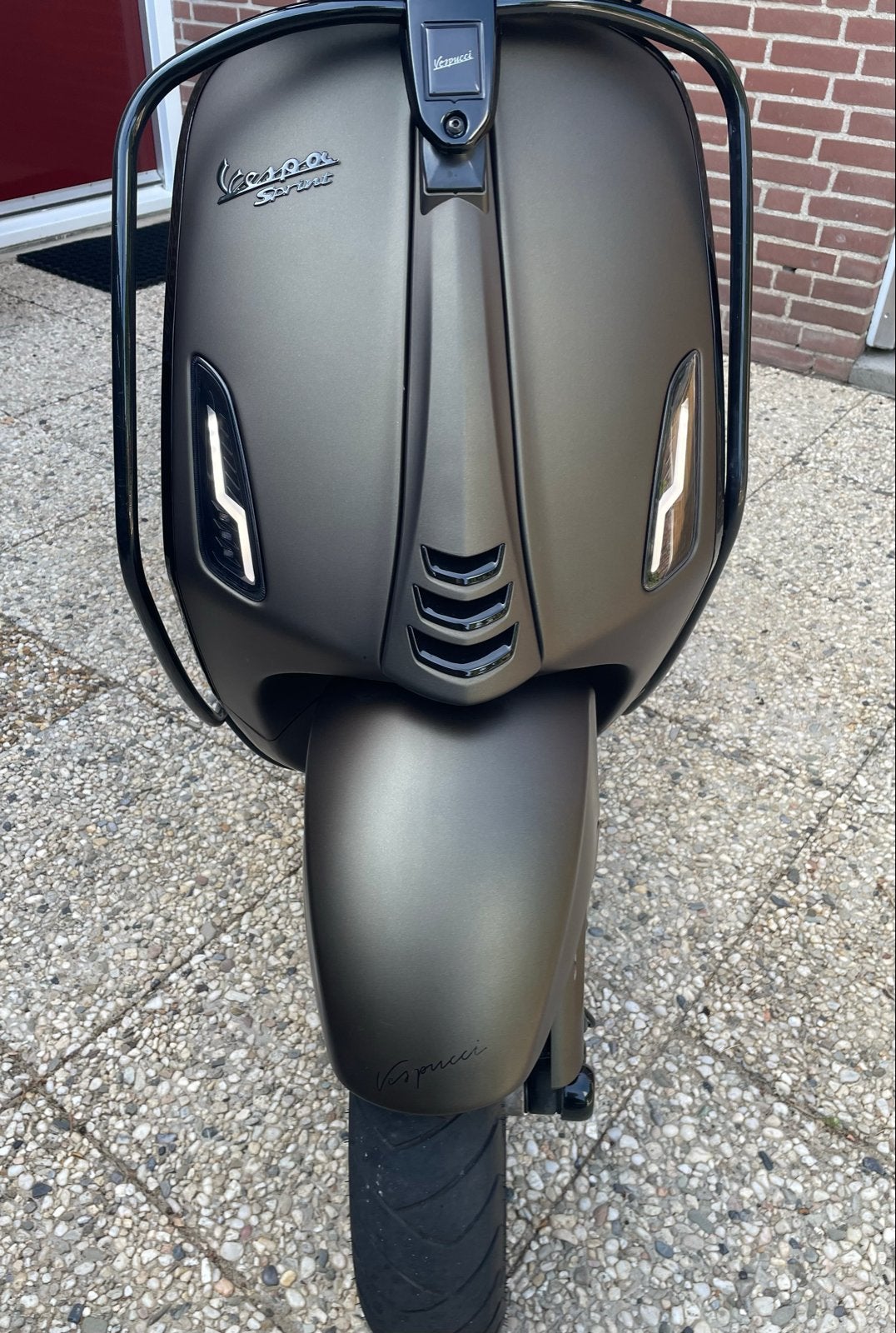 Piaggio Vespa Sprint Sport - Mat champagne bruin, Ophalen, Overige modellen, Maximaal 45 km/u, Zo goed als nieuw