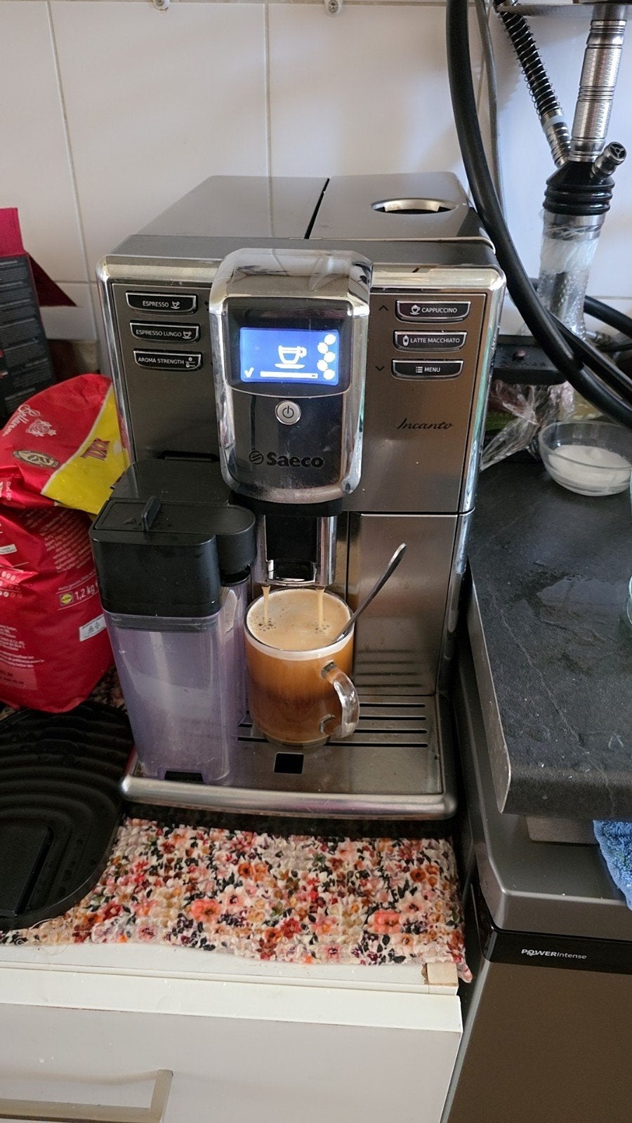 Saeco Incanto Koffiemachine - Volledig Uitgerust, Witgoed en Apparatuur, Koffiezetapparaten, Ophalen of Verzenden