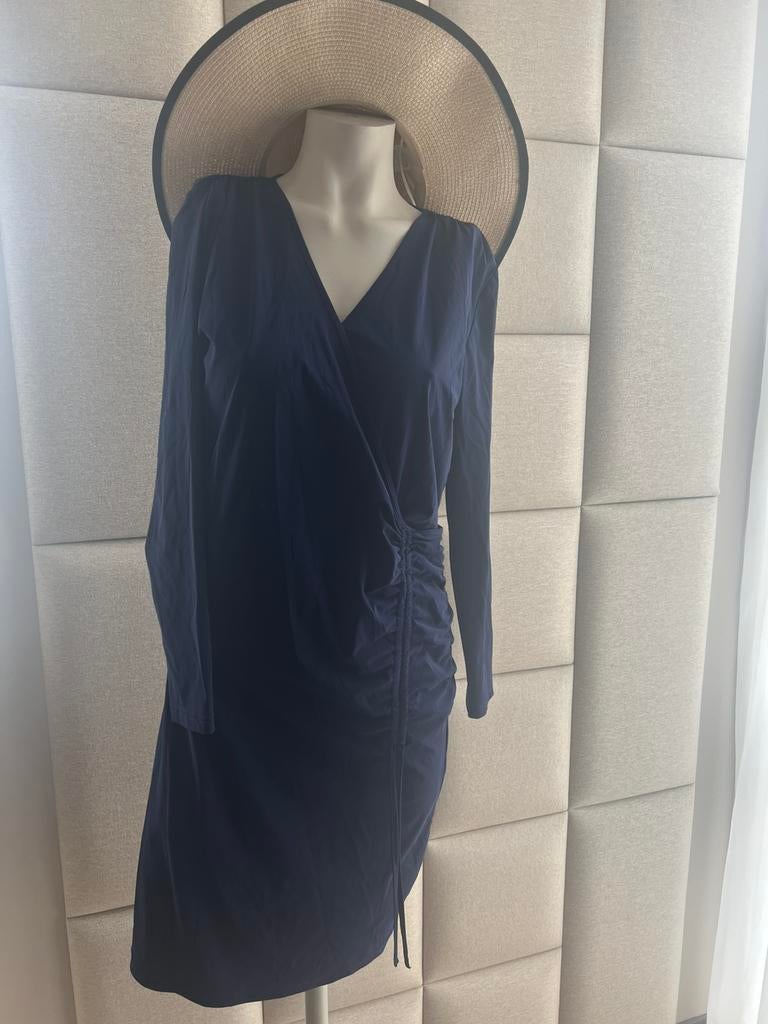 Cassiopee mooi jurkje van travelstof/ maat M, Kleding | Dames, Maat 38/40 (M), Zo goed als nieuw, Knielengte, Verzenden