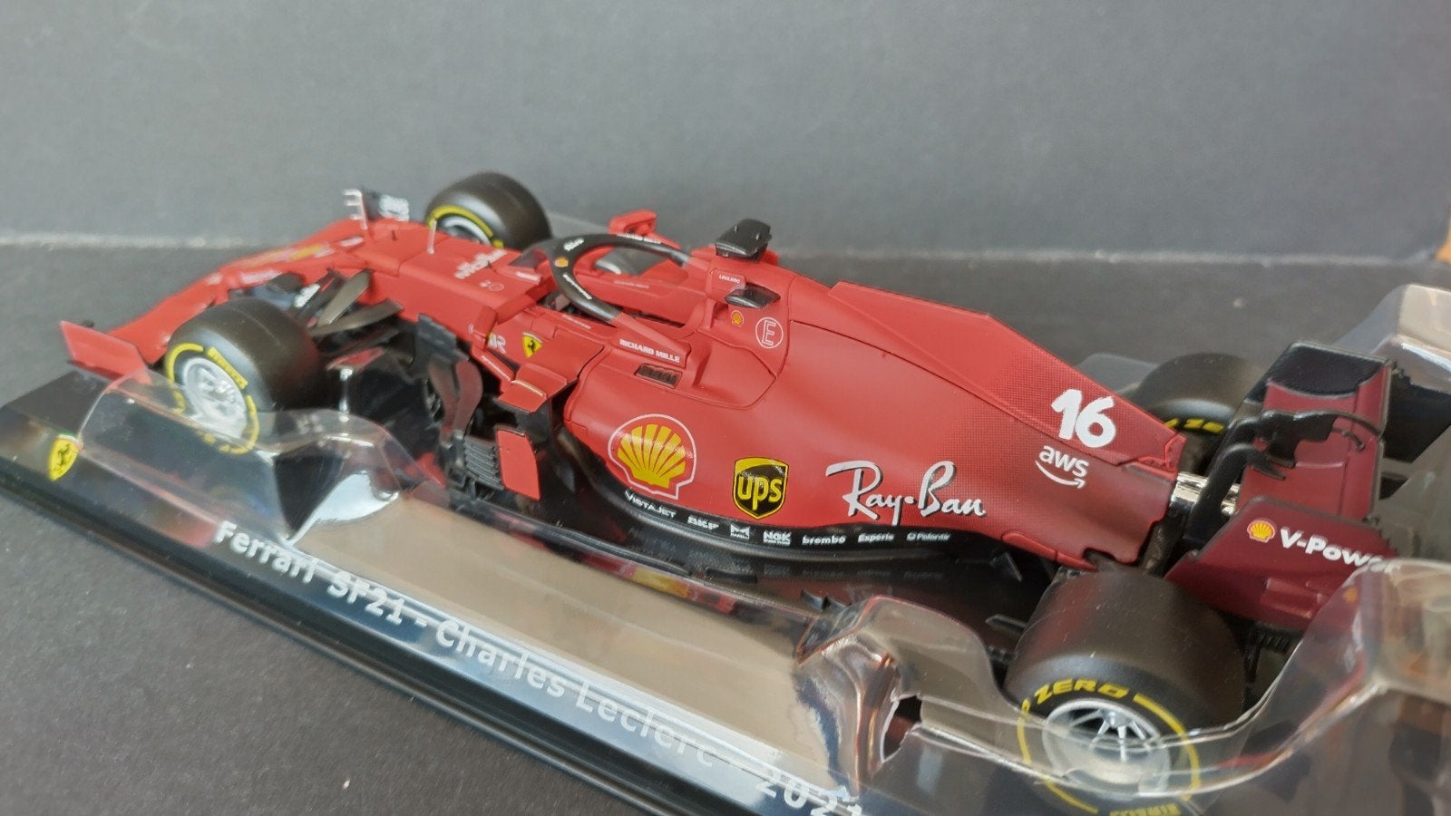 Ferrari SF21 Charles Leclerc 1:24 Altaya f1 Pol, Auto, ., Nieuw, Ophalen of Verzenden