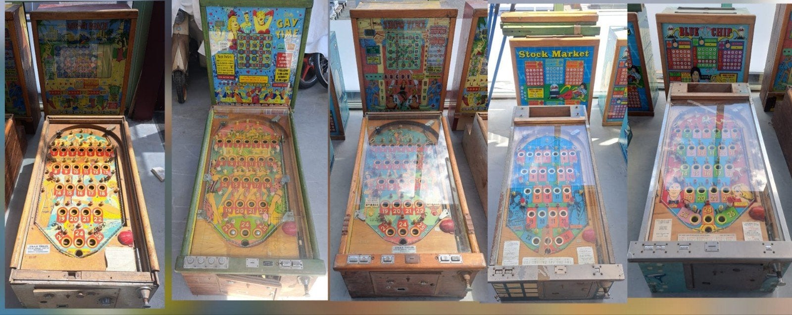 Vintage Bally Miami Beach Flipperkast, Overige munten, Ophalen, Gebruikt