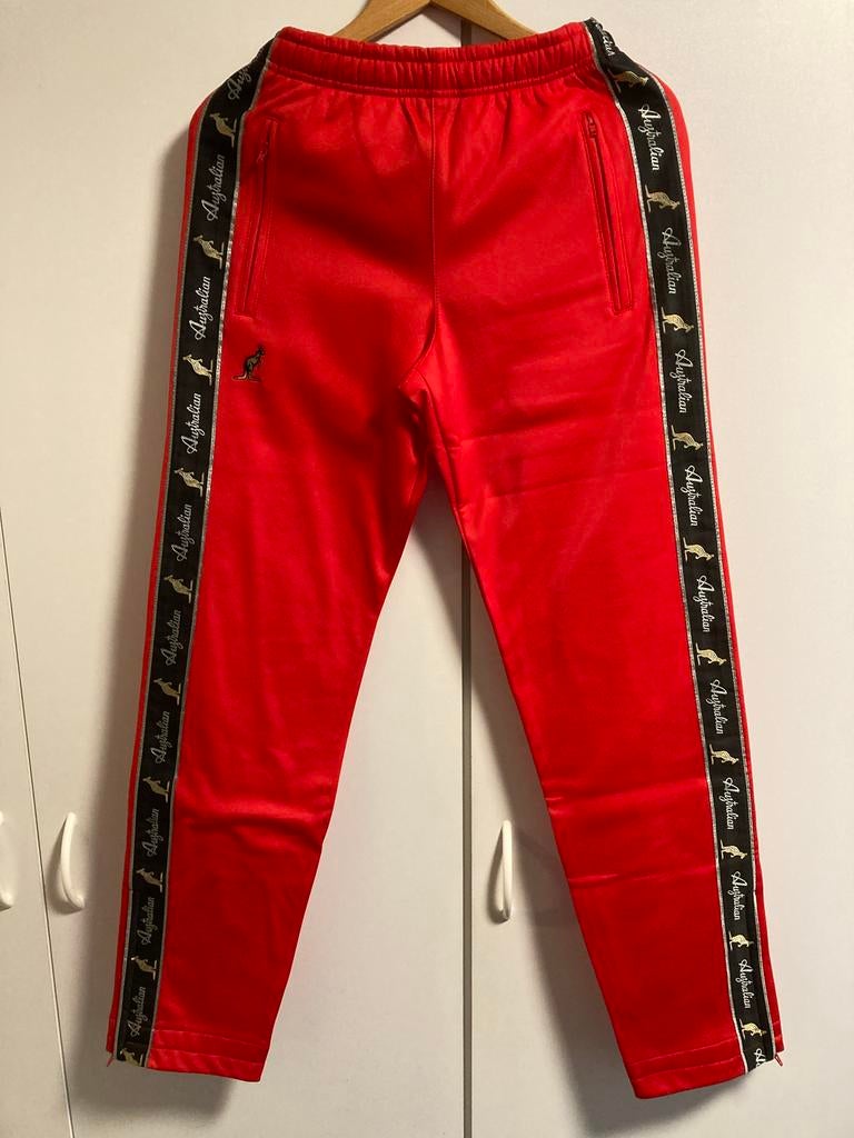 Nieuwe Australian Gabber Broek Rood Maat 2XS, Verzenden, Nieuw, Maat 34 (XS) of kleiner, Rood