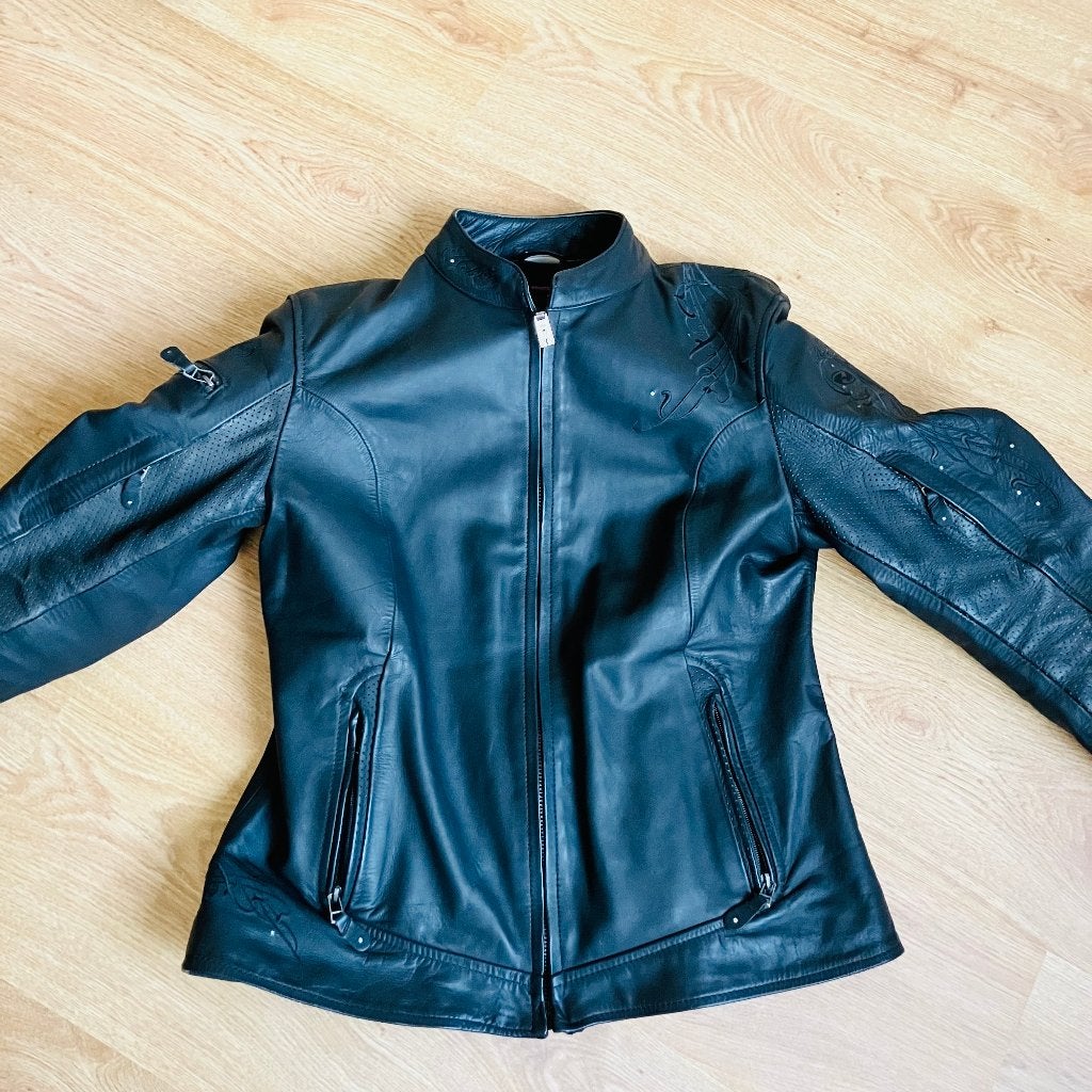 HELD leren zwarte motorjas dames getailleerd maat 40/M, Ophalen, Held  lady, Jas | leer, Dames