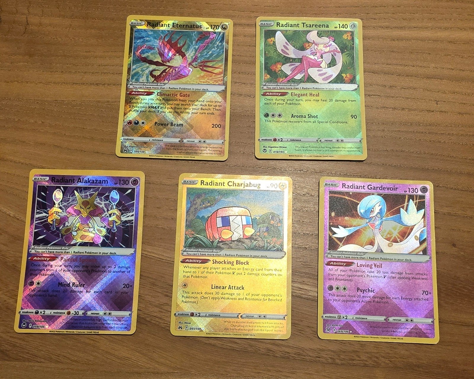 Radiant pokemon kaarten set, Ophalen of Verzenden, Meerdere kaarten