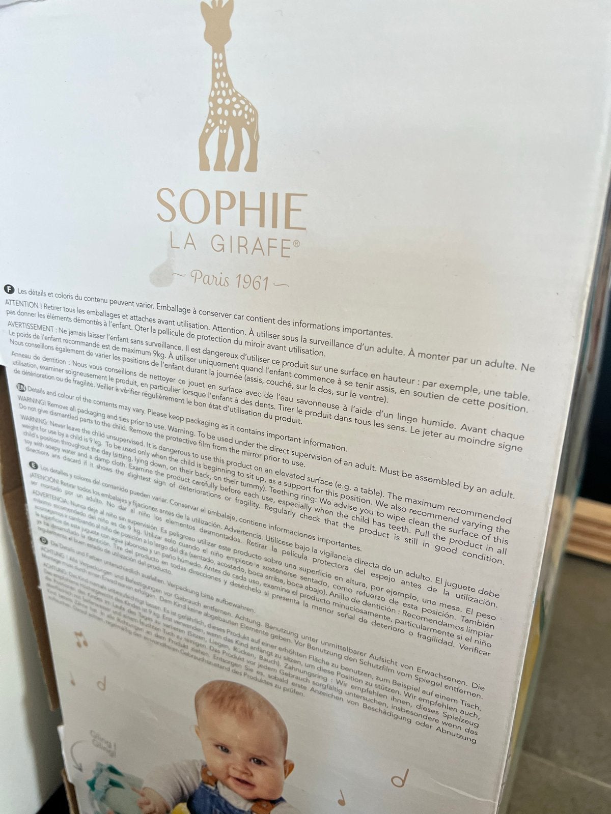 Sophie de Giraf Baby Zitje & Speelmat - Zo goed als nieuw, Ophalen of Verzenden, Zo goed als nieuw