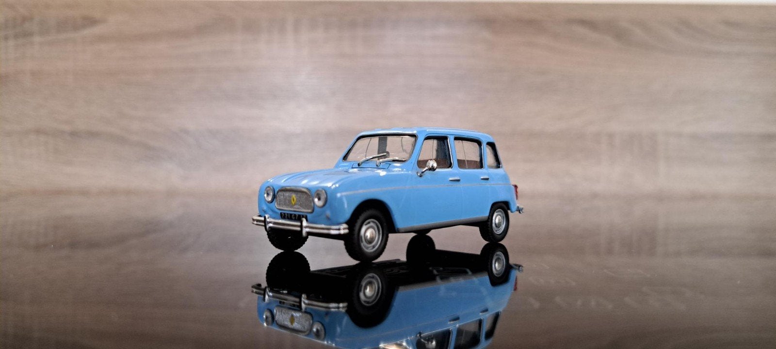 Altays Renault 4 1962 blauw 1:43, Ophalen of Verzenden, Gebruikt