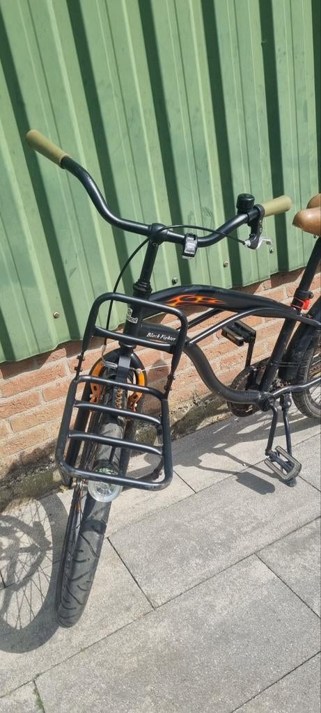 24 inch black Fighter fiets met terugtraprem en voorrem, Ophalen, Overige merken