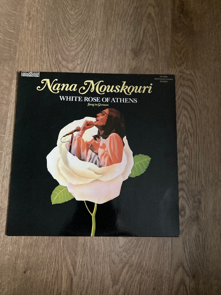 Elpee Nana Mouskouri White rose of Athena, Cd's en Dvd's, Vinyl | Verzamelalbums, Ophalen of Verzenden, Gebruikt, 12 inch