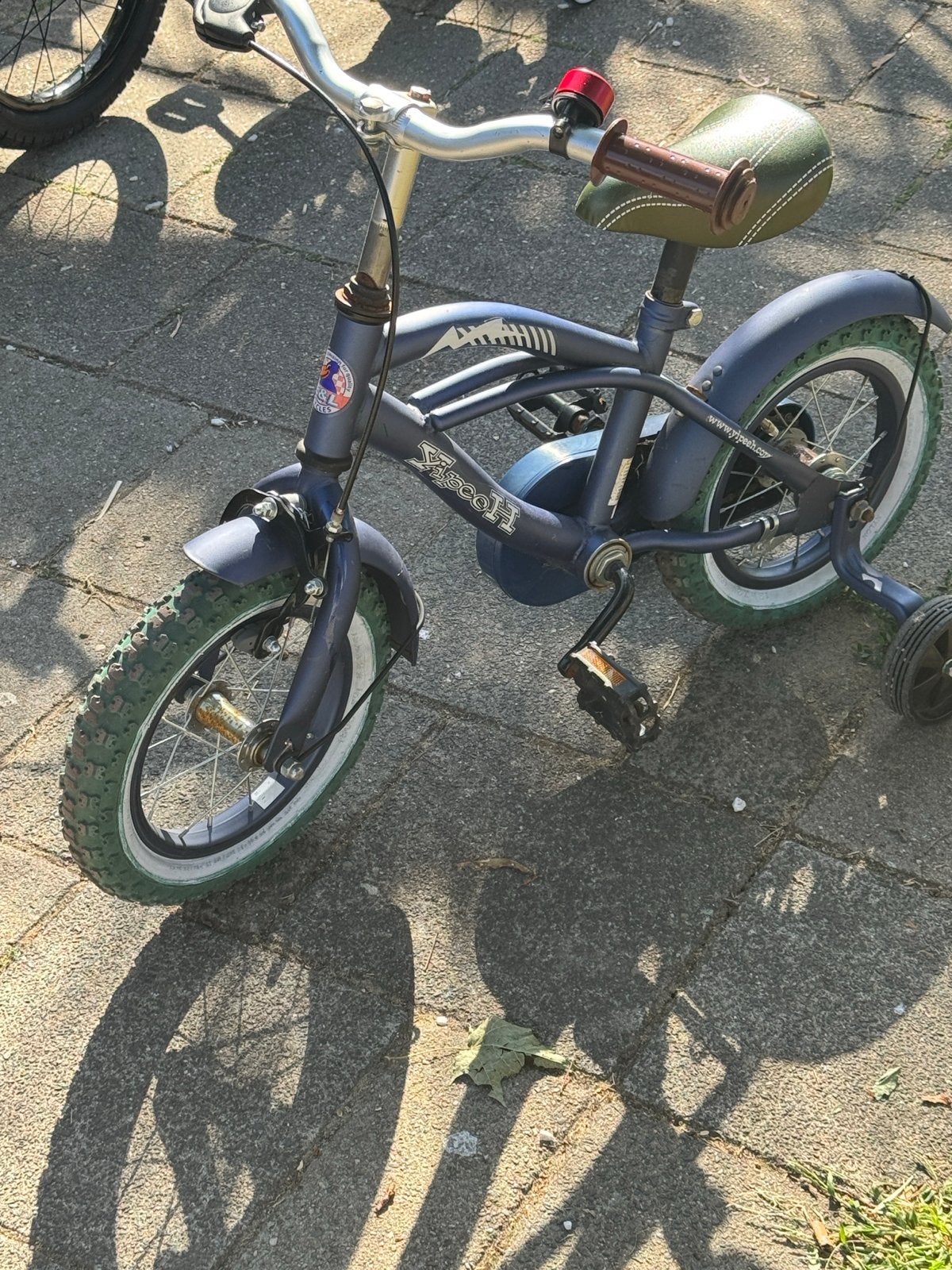 Kinderfiets 12” yipeeh cruiser, Zijwieltjes, Velgrem, Ophalen of Verzenden, 16 tot 20 inch