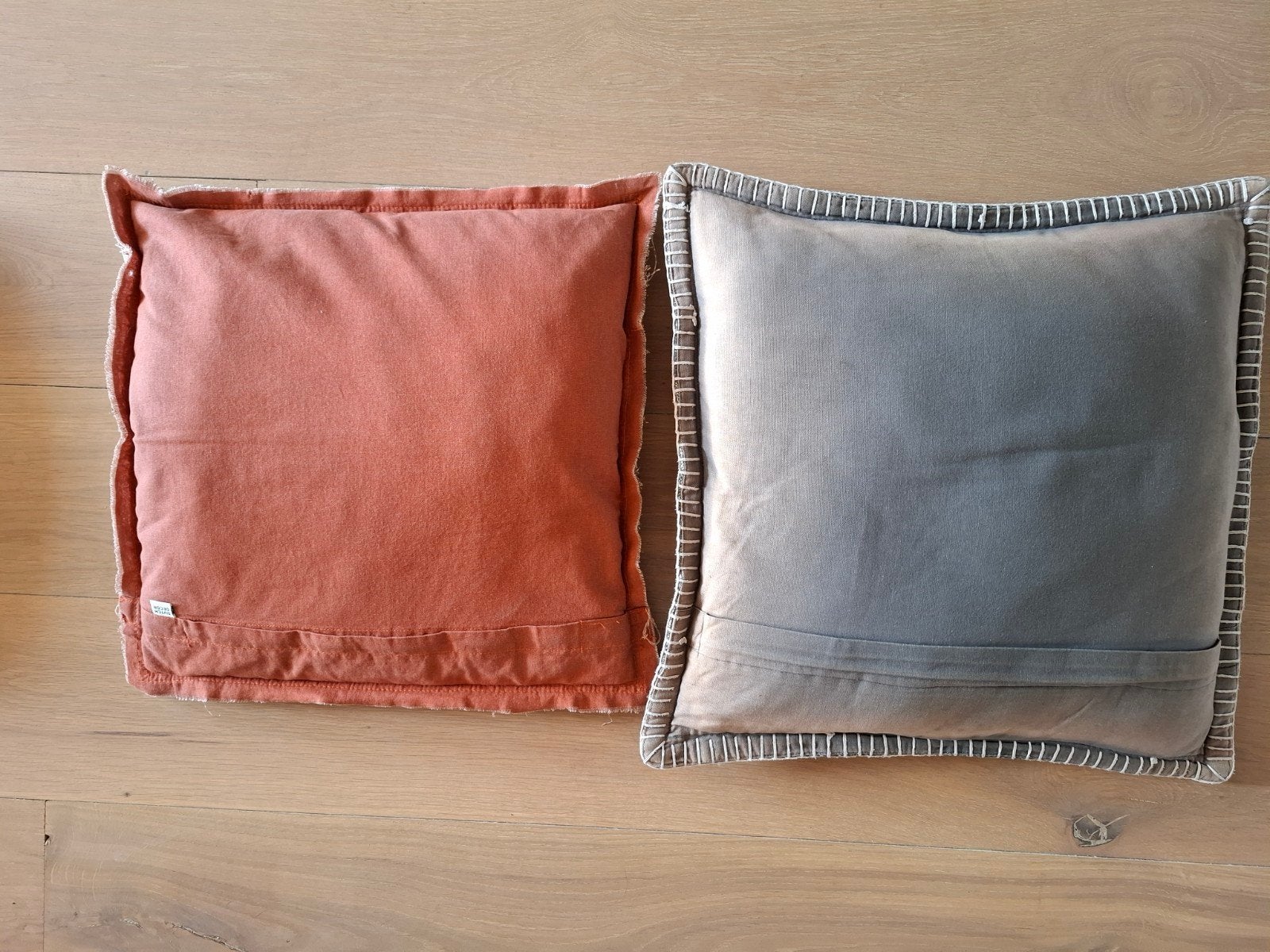 Set van 4 sierkussens waarvan 2 Claudi kussens- diverse kleu, Gebruikt, Meerkleurig, Met print, Vierkant