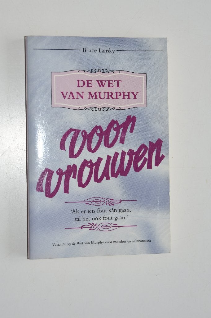Wet van Murphy voor Vrouwen humor, Verzenden, Nieuw
