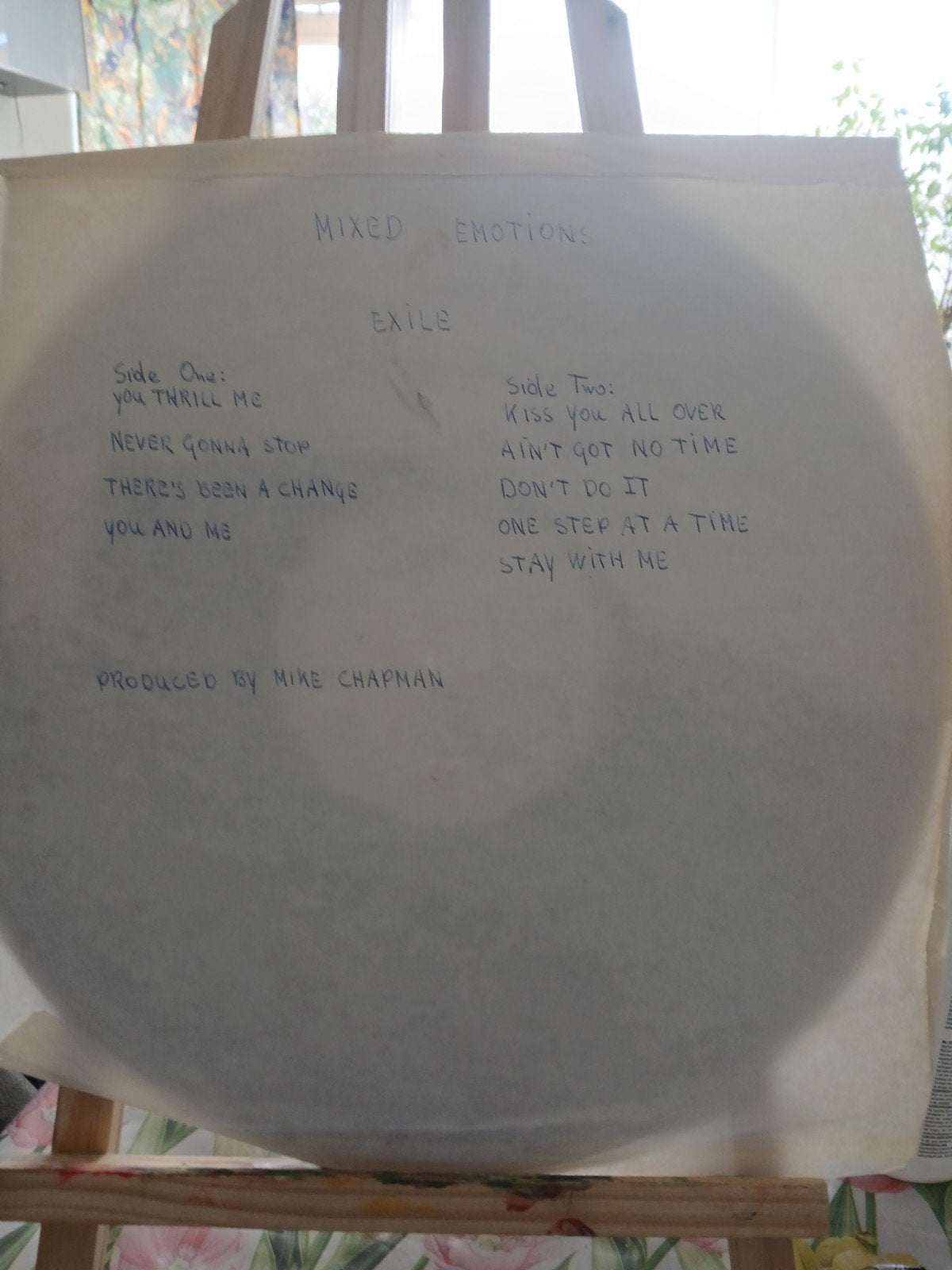 Mixed Emotions - Exile (Proefpersing LP), LP, Pop, Ophalen of Verzenden, 12 inch