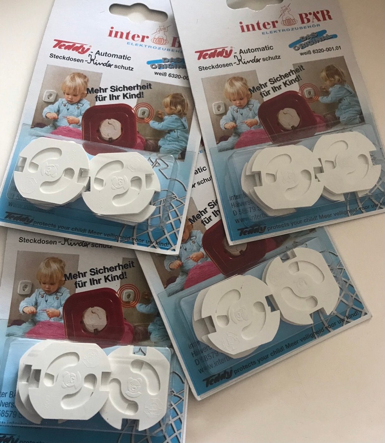 Teddy-Automatic Stopcontactbeveiliging (5 pakjes ), Ophalen, Nieuw