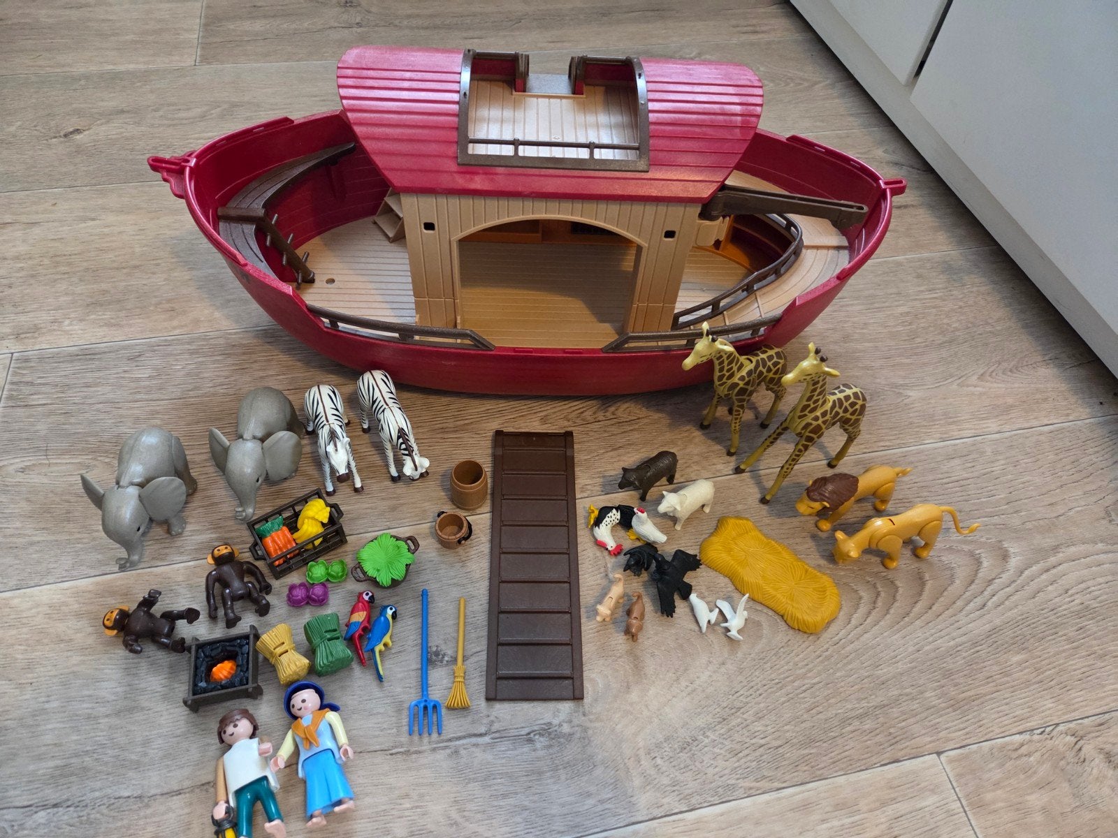 Playmobil Ark van Noach met veel dieren en figuren, Kinderen en Baby's, Gebruikt, Complete set, Ophalen of Verzenden, Boot/Schip