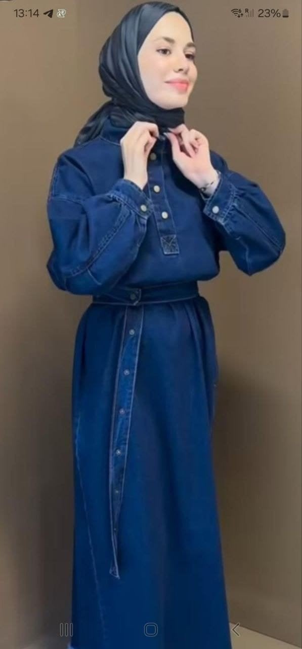 Lange blauwe spijkerjurk - Zo goed als nie, Kleding | Dames, Maat 38/40 (M), Blauw, BLACK RIVER SIDO, Ophalen of Verzenden