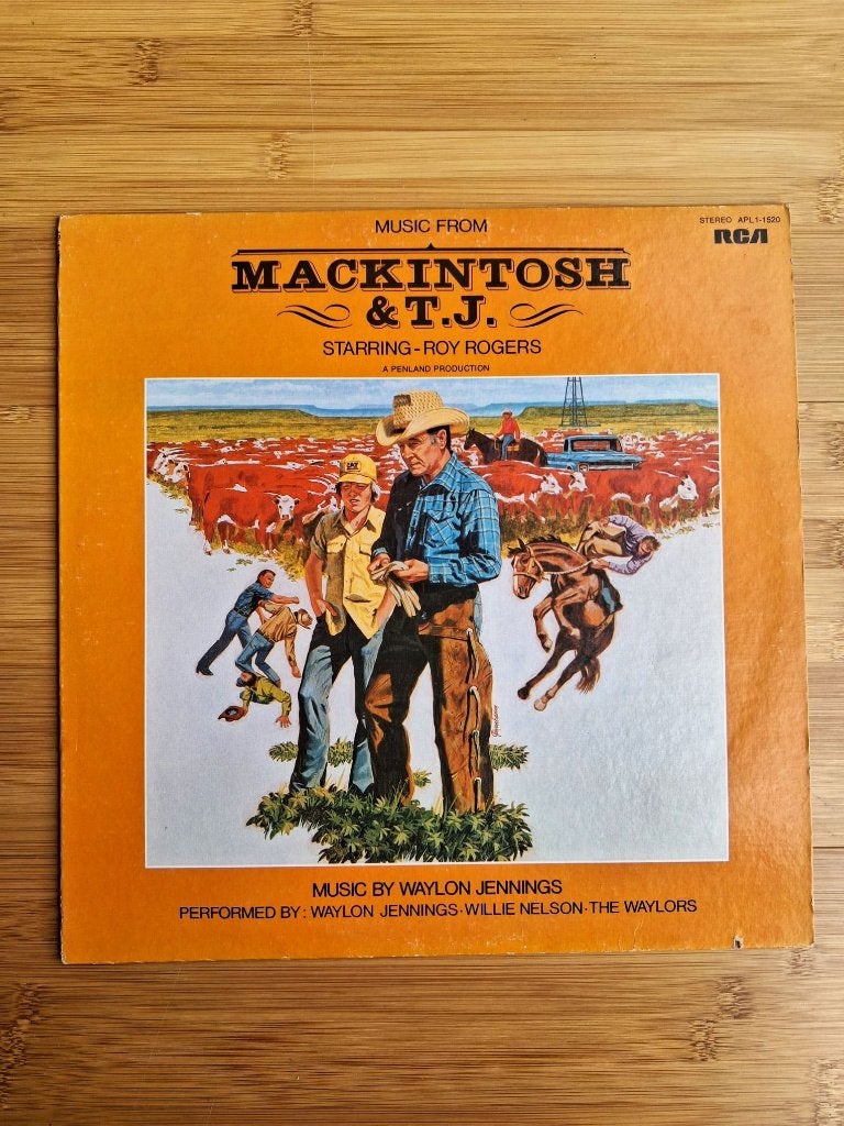 Original Soundtrack Waylon Jennings - Mackintosh & T.J. - LP, LP, Gebruikt, Soundtrack, Ophalen of Verzenden