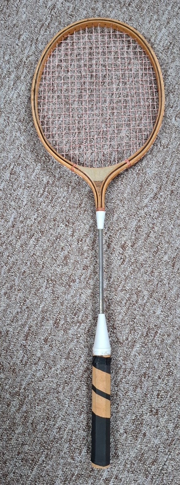 Vintage houten badmintonracket, Sport en Fitness, Badminton, Ophalen of Verzenden, Gebruikt, Racket(s)