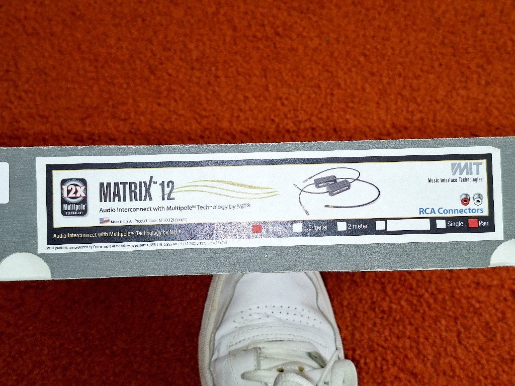 MIT Matrix 12 interlink, Ophalen of Verzenden, Zo goed als nieuw, Minder dan 2 meter, Interlink-kabel