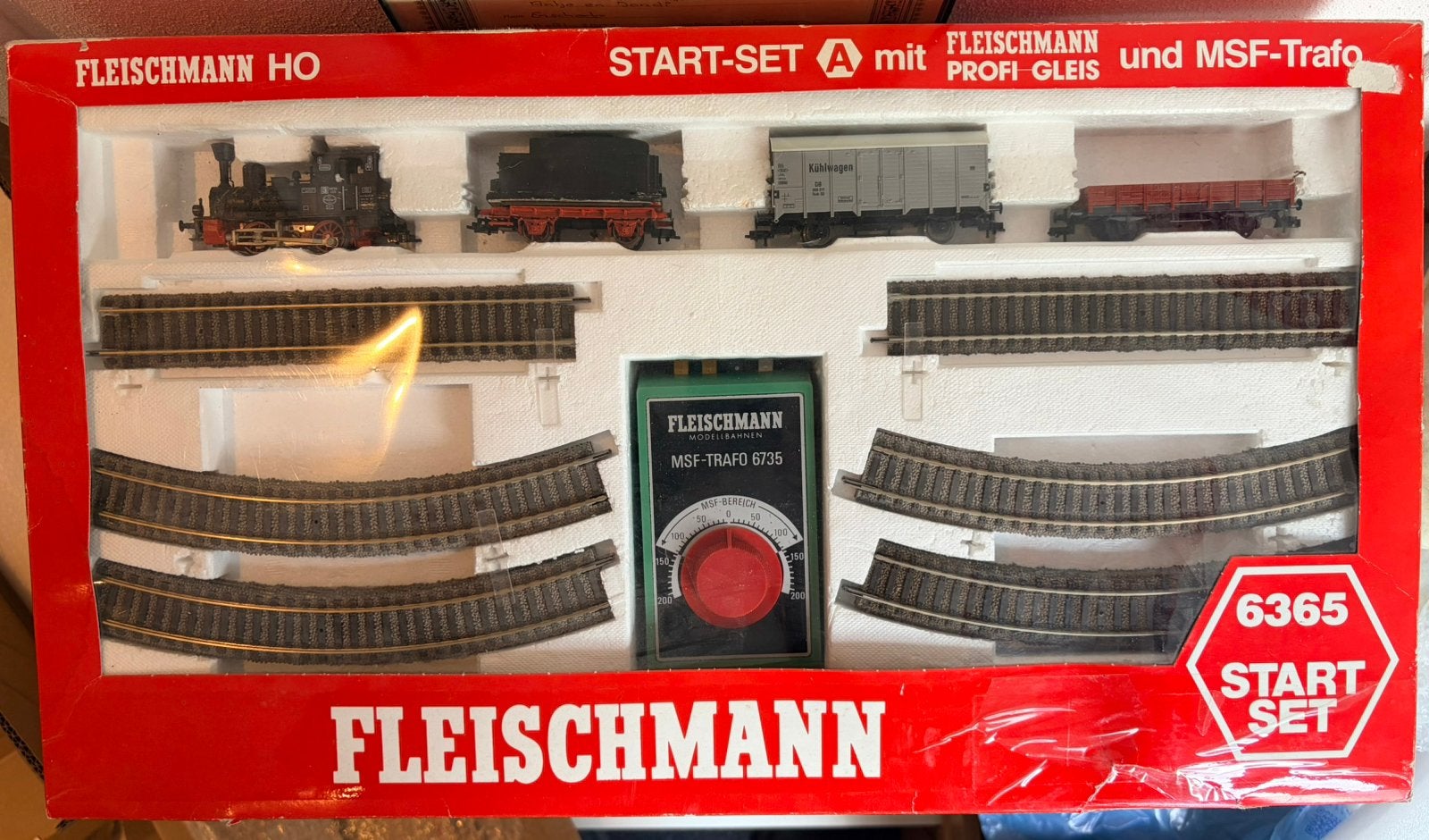Fleischmann ho start-set 6365 profi gleis, Hobby en Vrije tijd, Modeltreinen | H0, Ophalen of Verzenden, Gelijkstroom, Rails, Fleischmann