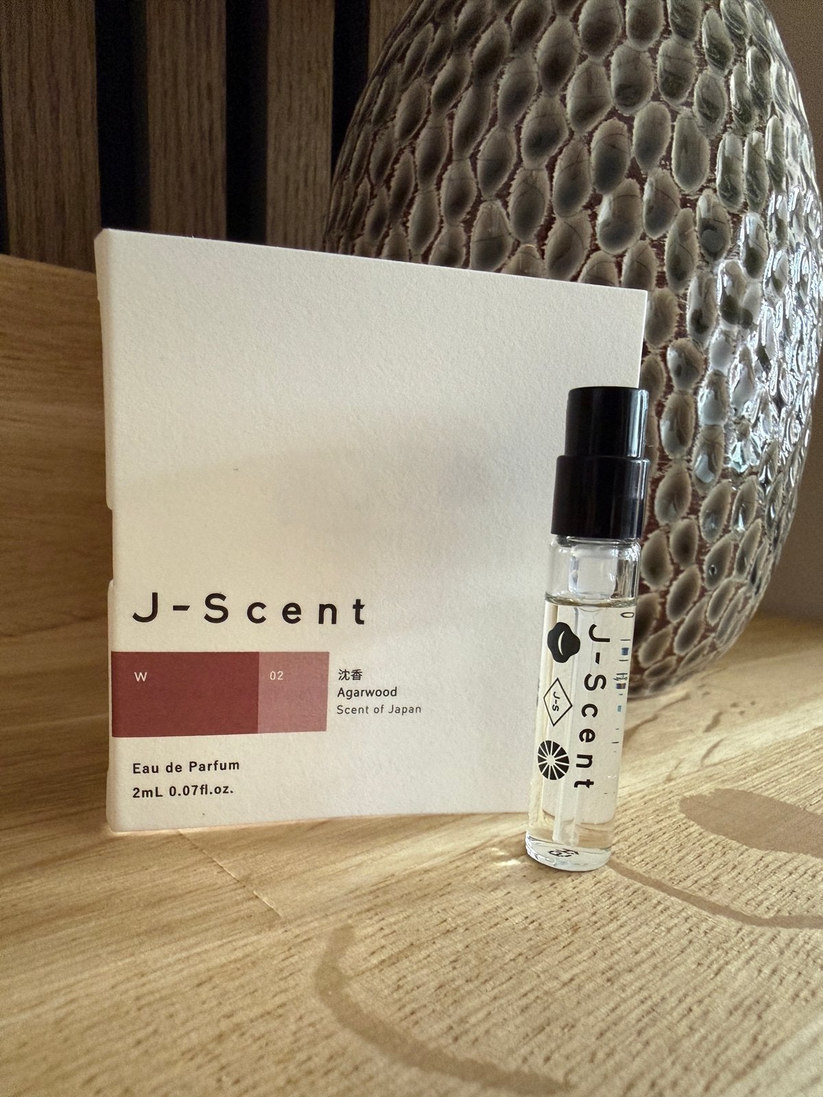 J-Scent Agarwood Eau de Parfum 2ml, Ophalen of Verzenden, Zo goed als nieuw