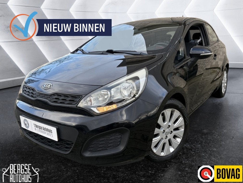 Kia Rio 1.2 CVVT Plus Pack Airco Elek.R Lmv (bj 2012), Auto's, Kia, Bedrijf, Te koop, Rio, ABS, Airbags, Airconditioning, Alarm