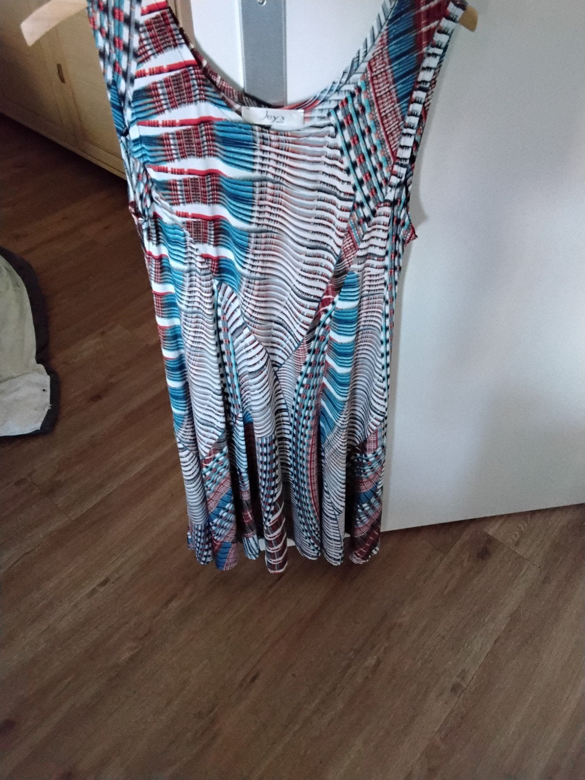 Joy's Paris kleurrijke jurk L/XL, Meerkleurig, Maat 42/44 (L), Zo goed als nieuw, Joy's Paris
