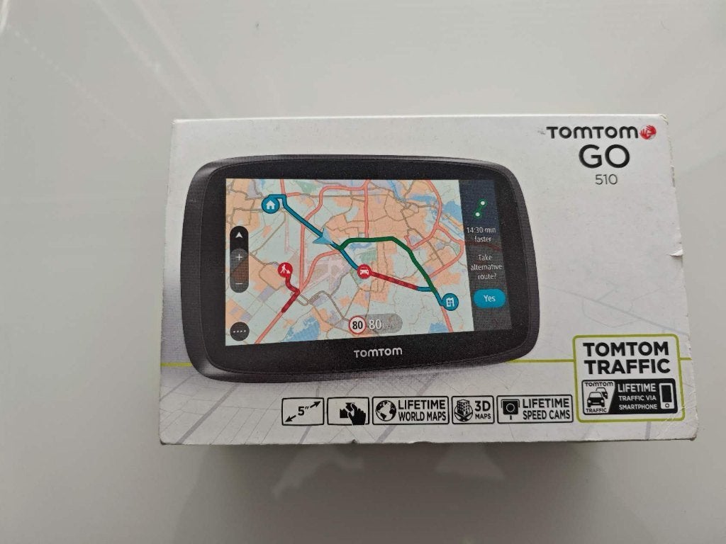 TomTom GO 510 portable GPS navigator nieuwste kaart, Ophalen of Verzenden