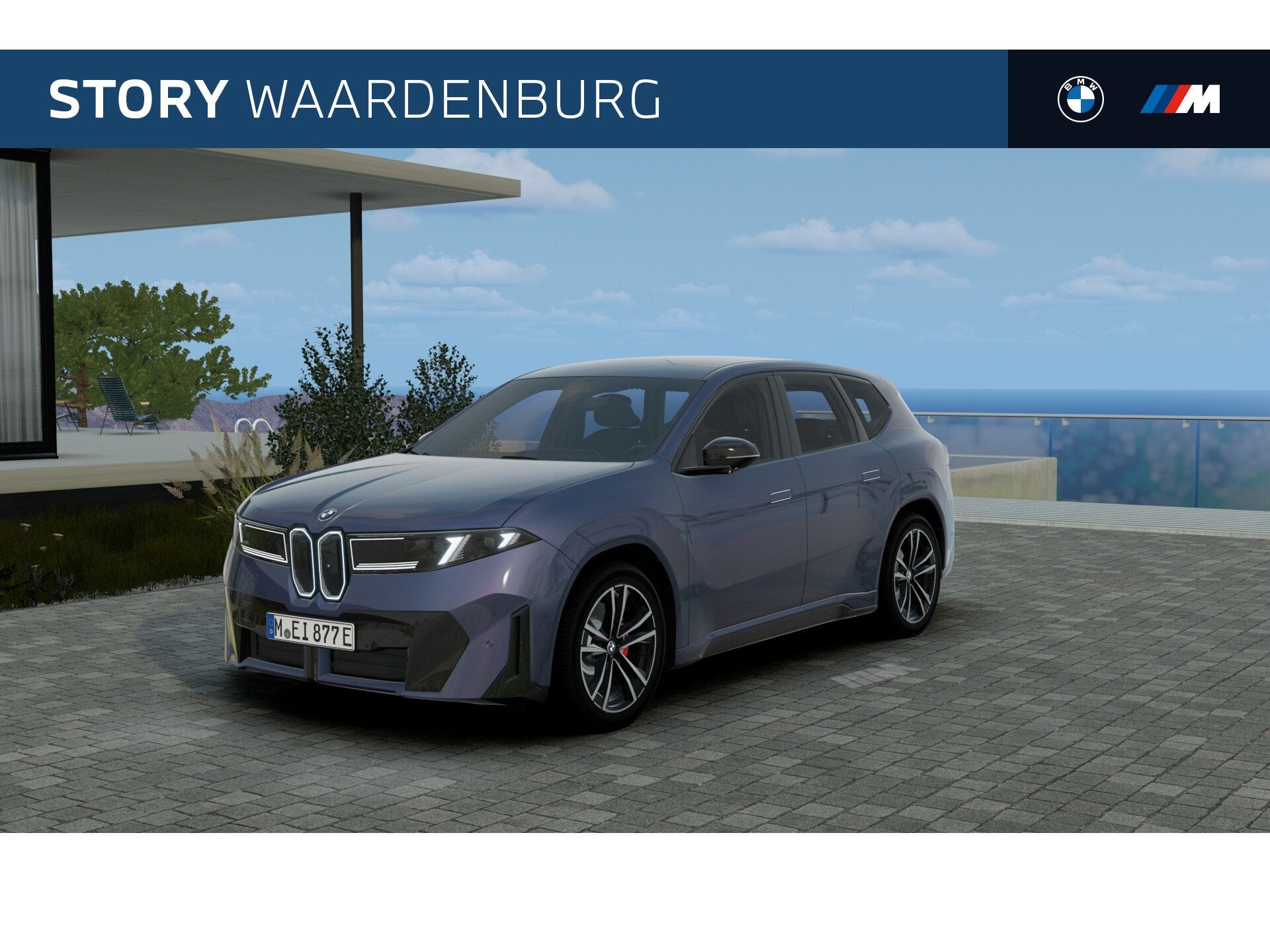 BMW iX3 40 eDrive M Sport / Multifunctionele Stoelen / Adapt, Auto's, Automaat, Dealer onderhouden, Achterwielaandrijving, Zwart