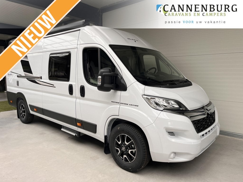 Hobby Vantana Ontour Edition 65 ET Demo opruimdeal, Caravans en Kamperen, Campers, Ringverwarming, Hobby, 6 tot 7 meter, Bedrijf