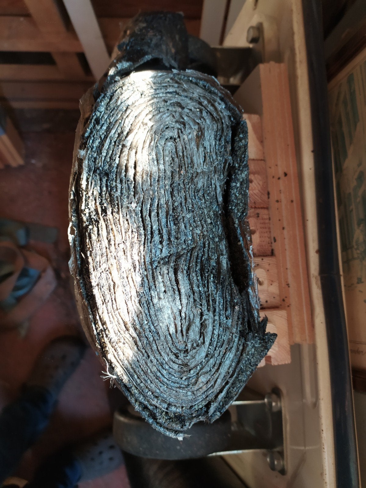 nieuwe rol dakbedekking, zwarte leislag, deukje van staan!, Ophalen, Overige materialen, Zwart, Nieuw