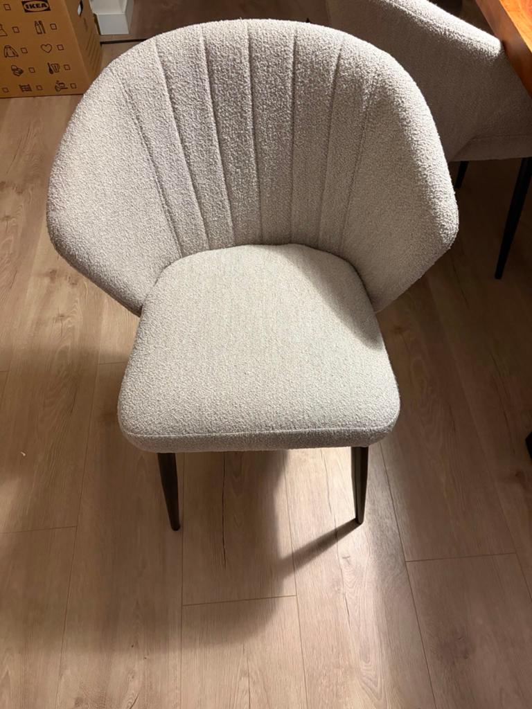 6 Teddy stoelen - Zo goed als nieuw, Huis en Inrichting, Stoelen, Ophalen, Overige kleuren, Zo goed als nieuw, Stof