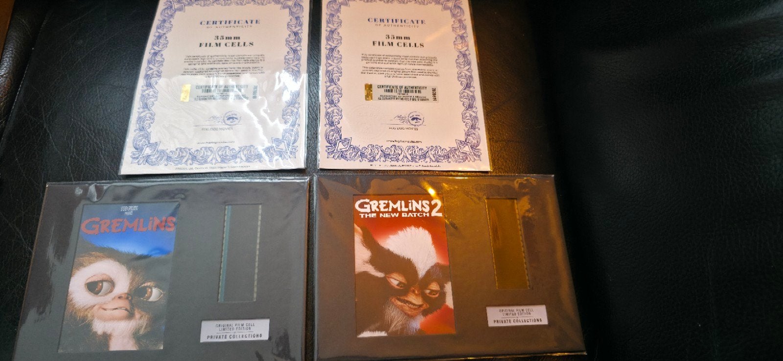 Gremlins & Gremlins 2 Film Cells met Certificaat, Ophalen of Verzenden