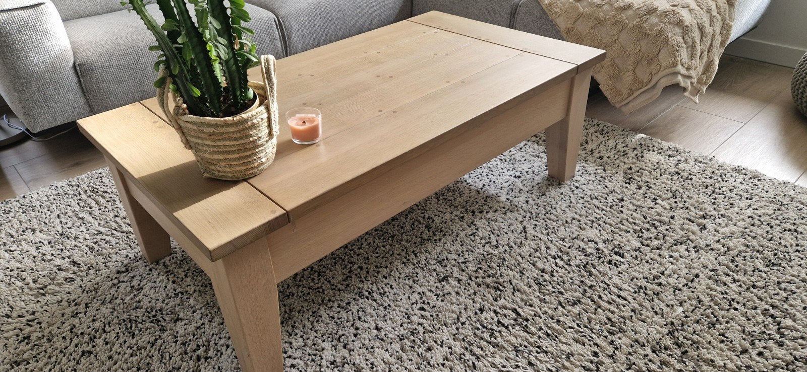 Salon tafel van Bommel Meubelen, Huis en Inrichting, Tafels | Salontafels, Ophalen, Rechthoekig, 100 tot 150 cm, 50 tot 100 cm