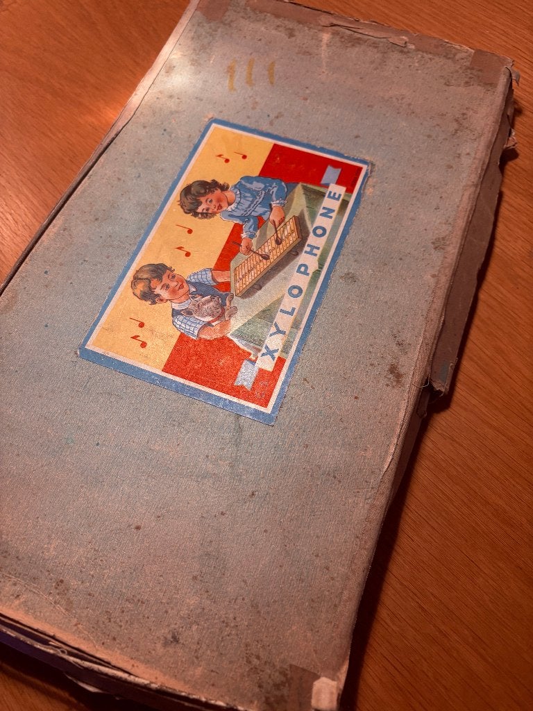 Xylofoon VINTAGE zeldzaam ca. 1940 in Originele Doos, Ophalen of Verzenden