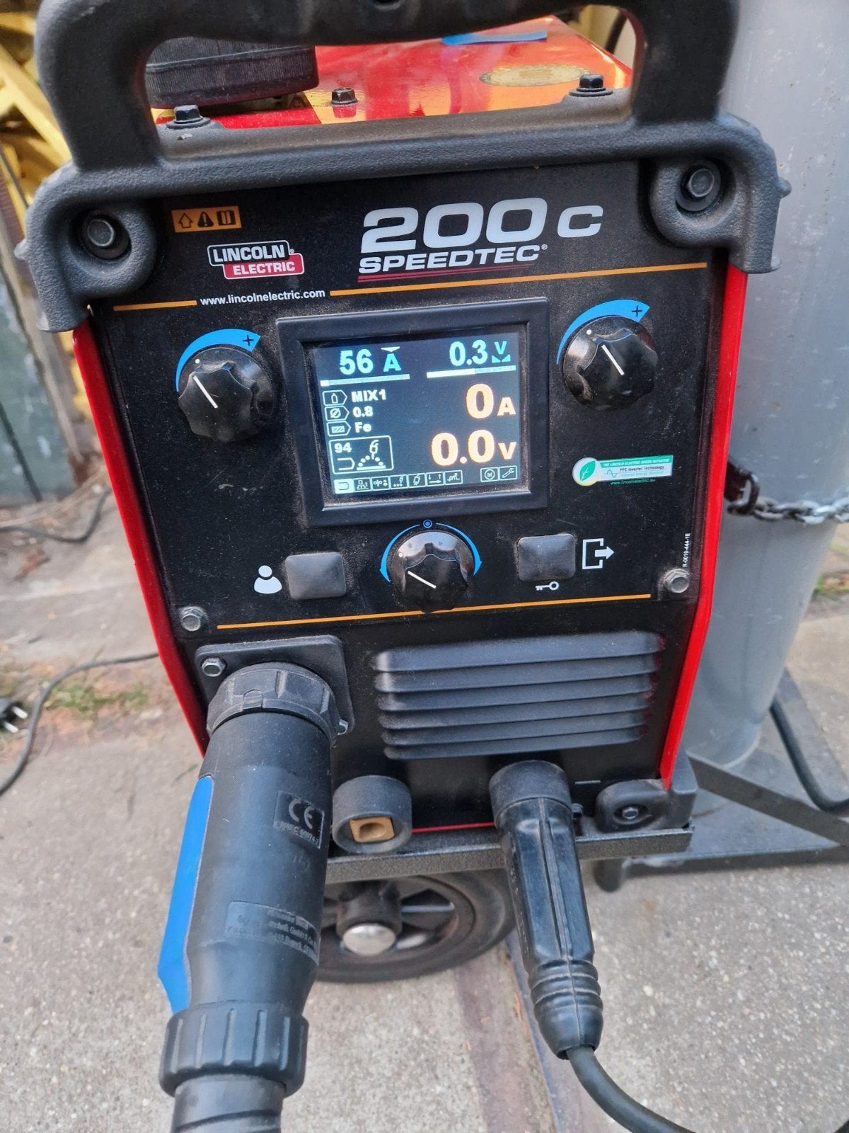 Lincoln Electric Speedtec 200C MIG/MAG lasapparaat, Ophalen of Verzenden, Gebruikt, 150 tot 250 ampère, Co2