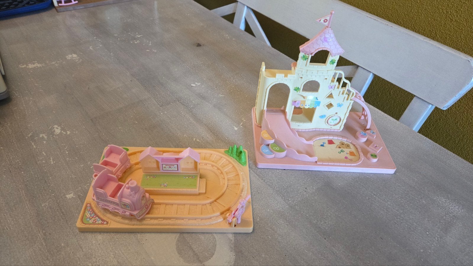Sylvanian Family Trein en Kasteel Speelset, Ophalen, Gebruikt, Meisje