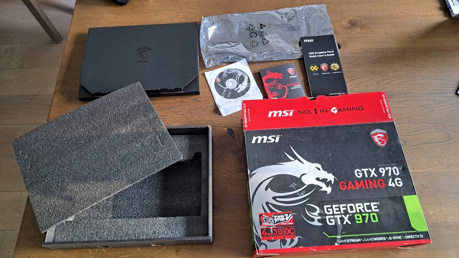 MSI GeForce GTX 970 Gaming 4G met originele doos, PCI-Express 3, HDMI, Ophalen of Verzenden, Nvidia