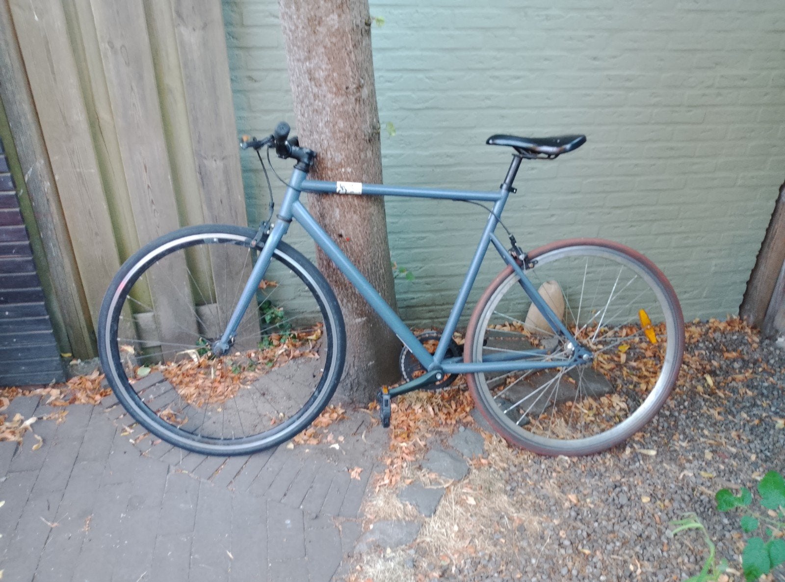 Elops Single Speed Fiets met Nieuwe Banden - Goede Staat, Ophalen, Gebruikt, Velgrem, Overige merken